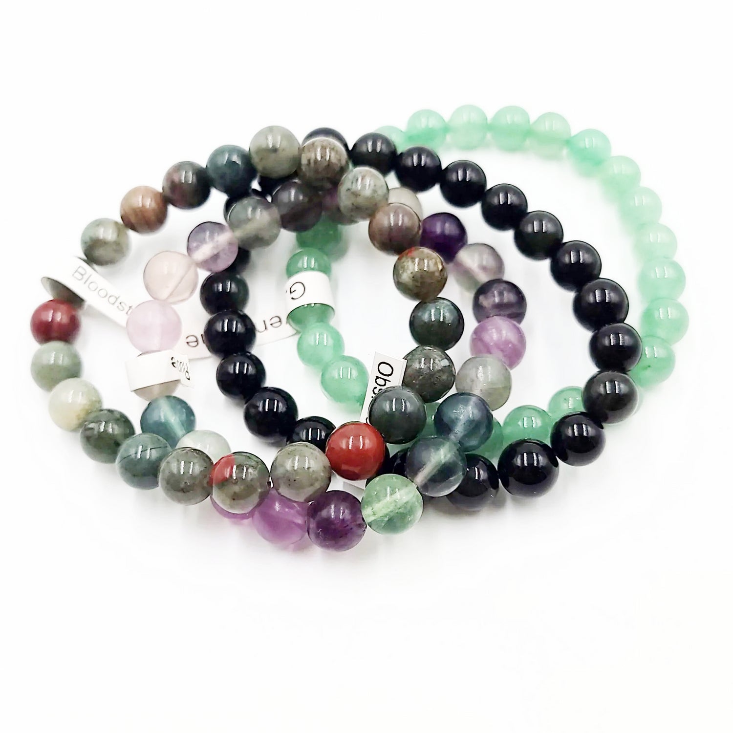 Breathe Easy - Allergy Bracelet Set 8mm Bead Bracelets - Elevated Metaphysical