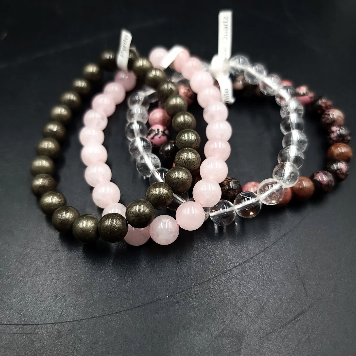 For the Love and Money - Love & Money Bracelet Set 8mm Bead Bracelets - Elevated Metaphysical