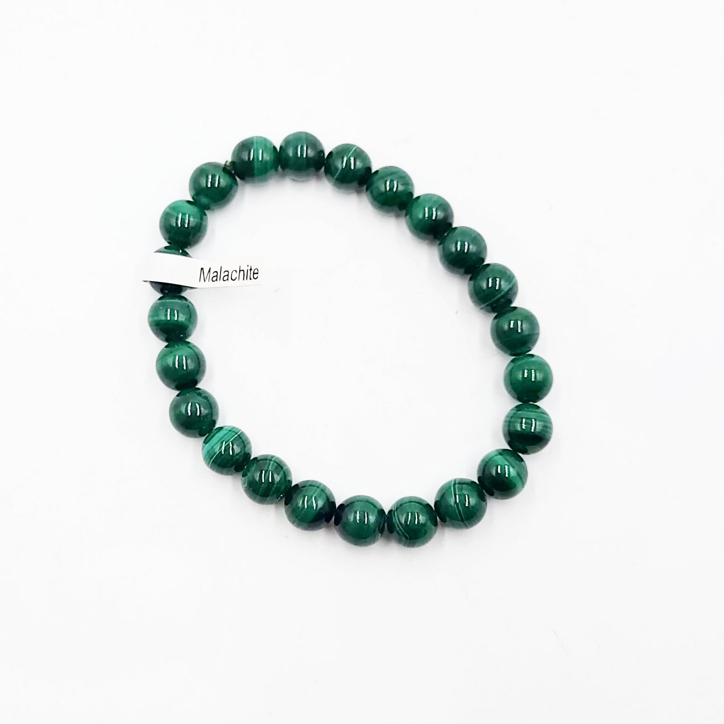 Malachite Bead Bracelet 8mm