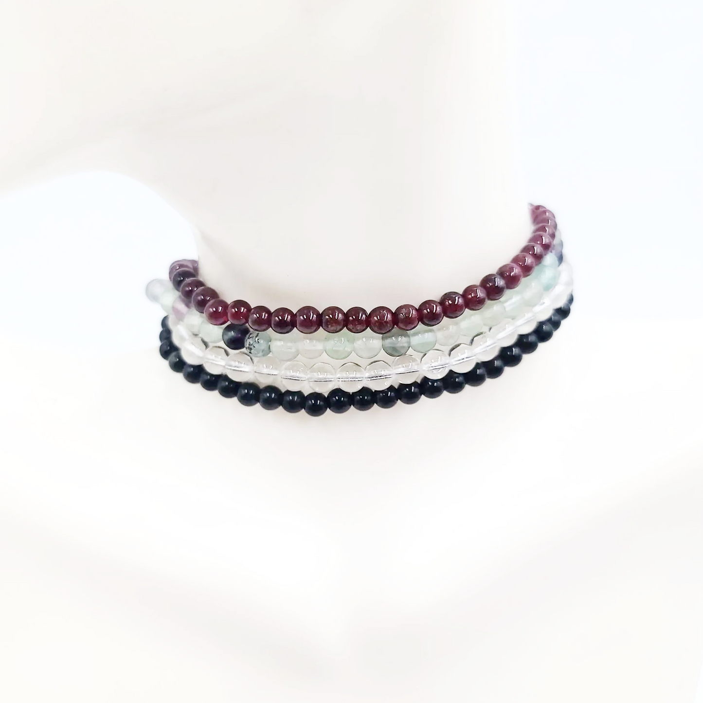 Read the Room - Recognize Bracelet Set 4mm Bead Bracelets