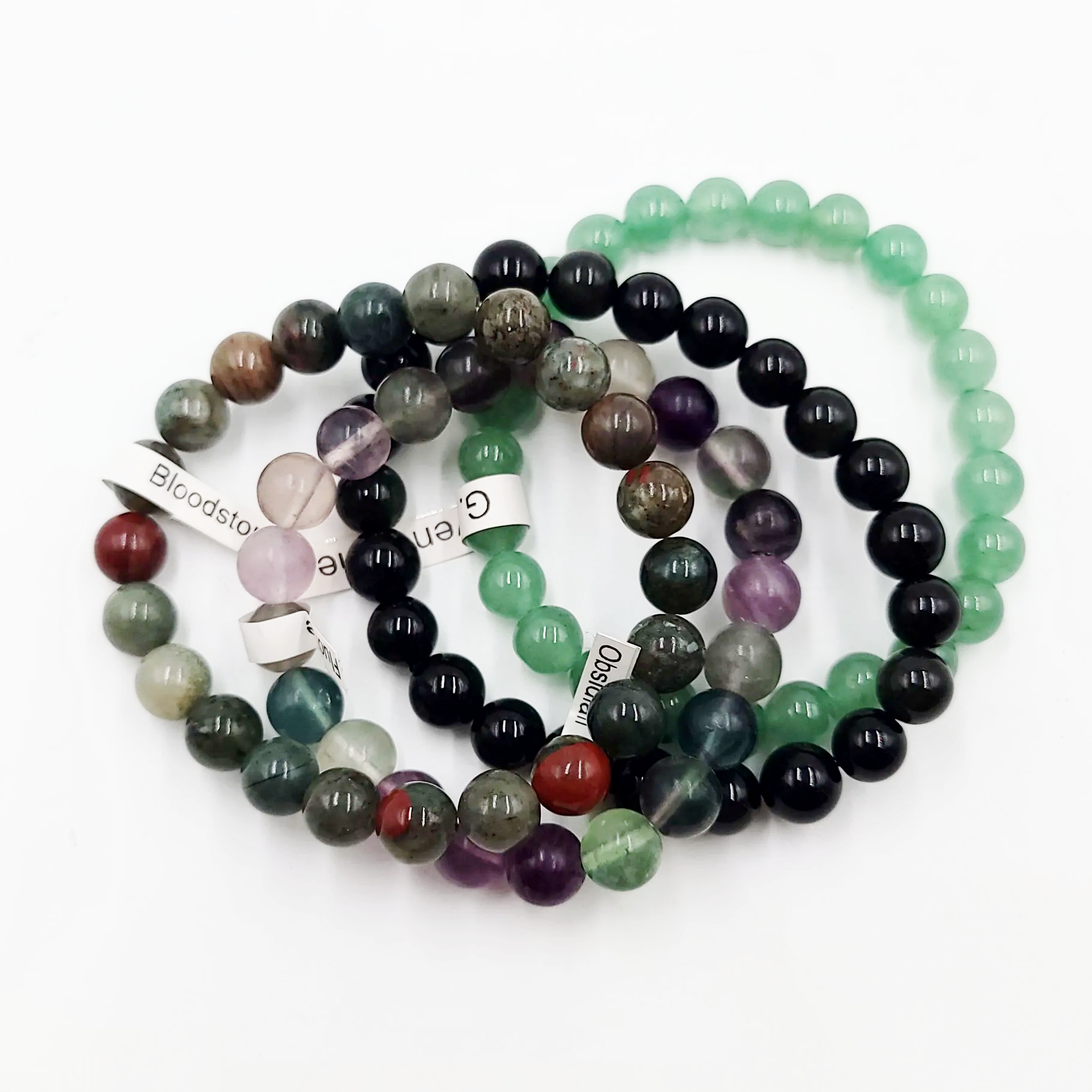 Breathe Easy - Allergy Bracelet Set 8mm Bead Bracelets - Elevated Metaphysical