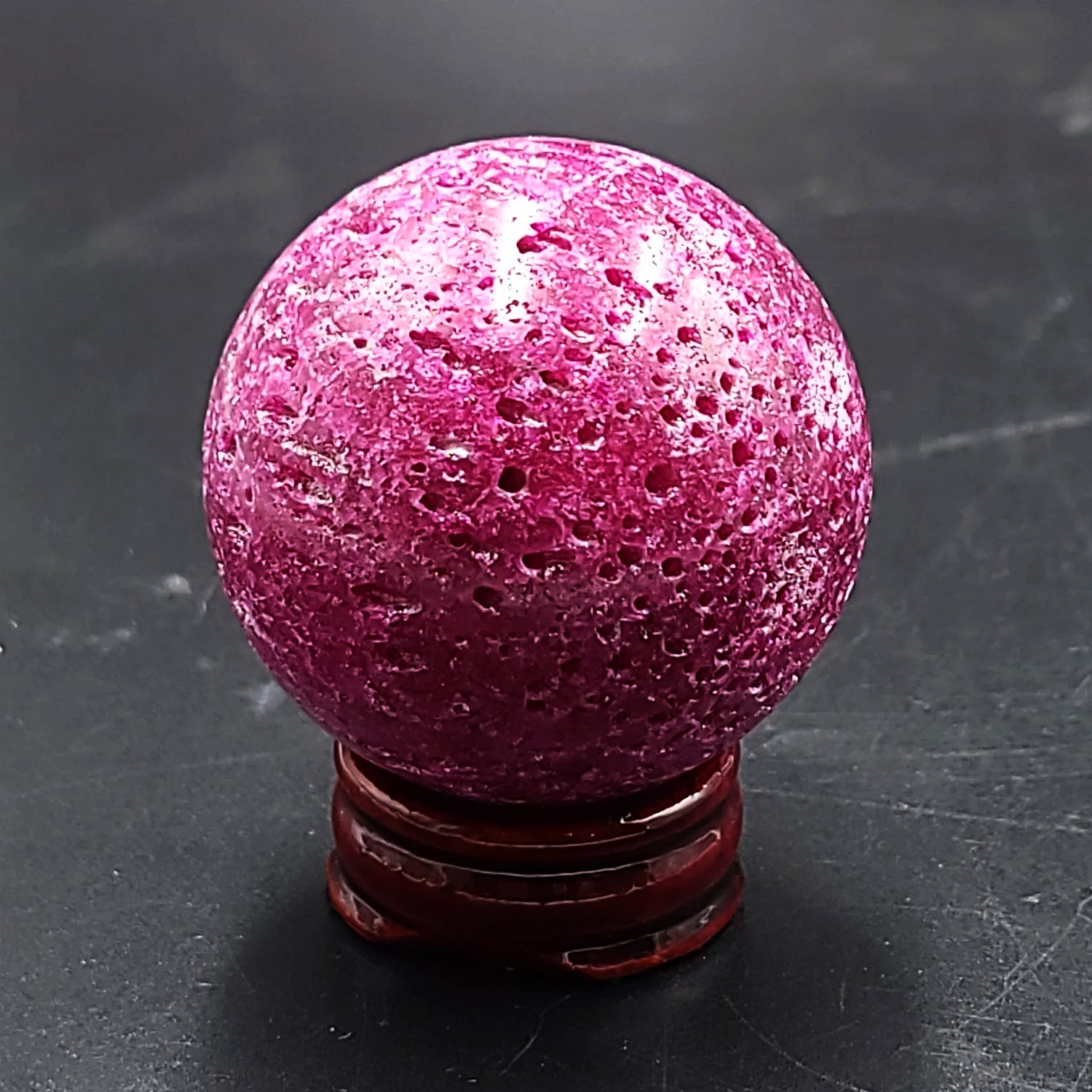 Ruby Sphere 48mm 1.9" 182g 6.4oz - Elevated Metaphysical