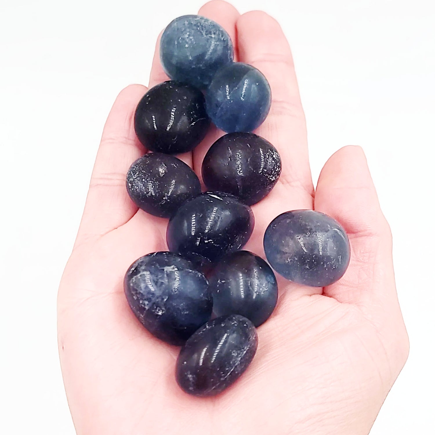 Blue Fluorite Tumbled Stone - Elevated Metaphysical