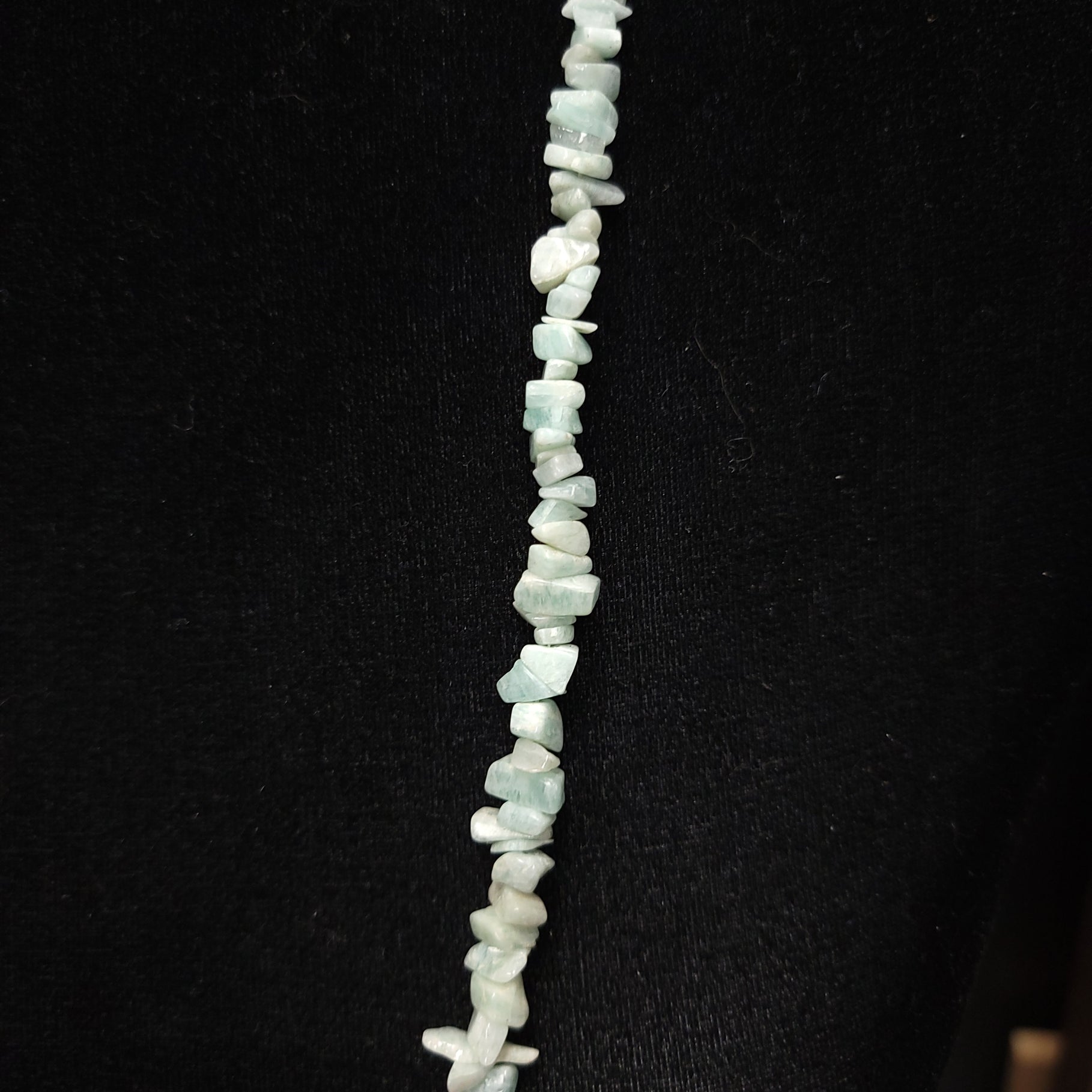 Amazonite Chip Necklace 32" - Elevated Metaphysical