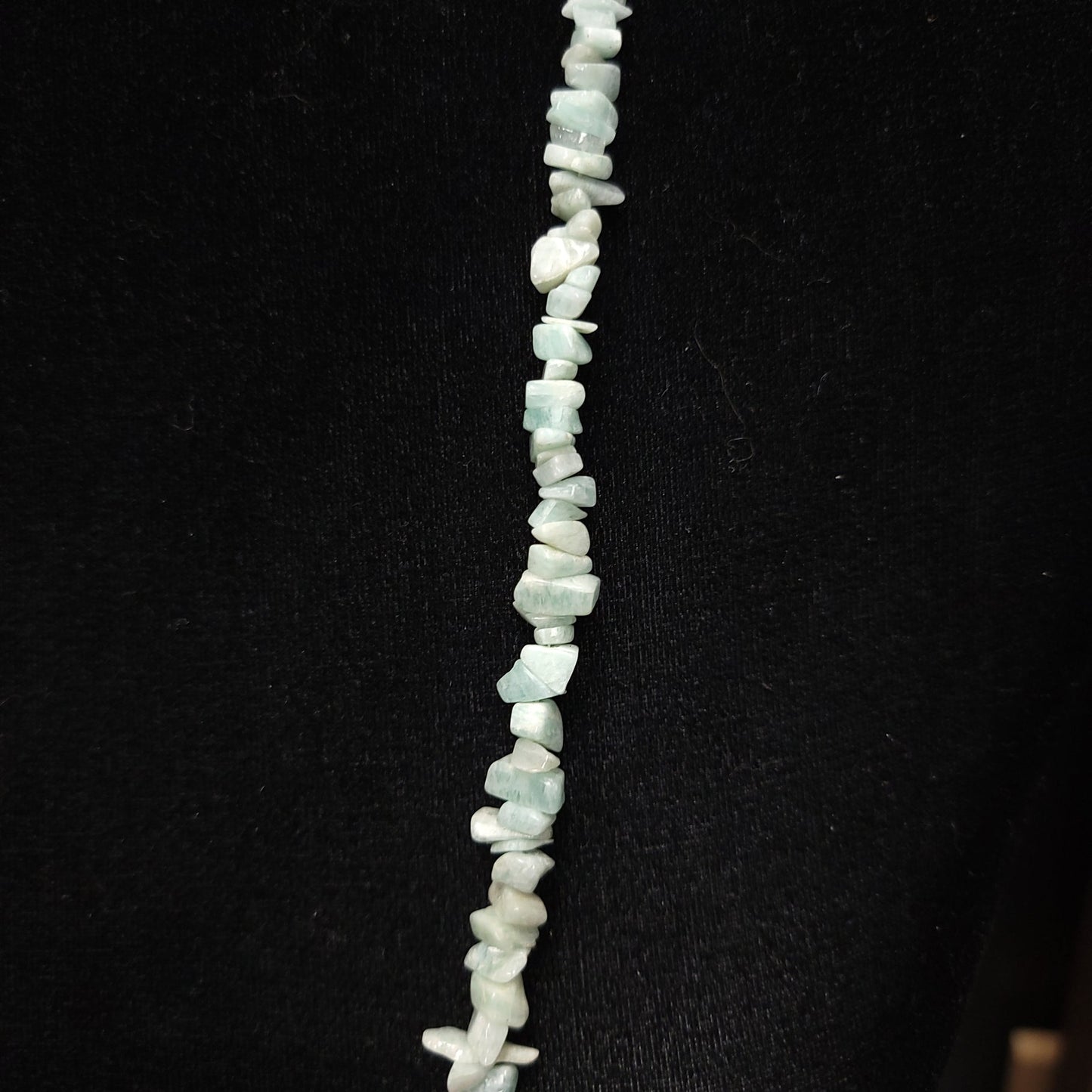 Amazonite Chip Necklace 32" - Elevated Metaphysical