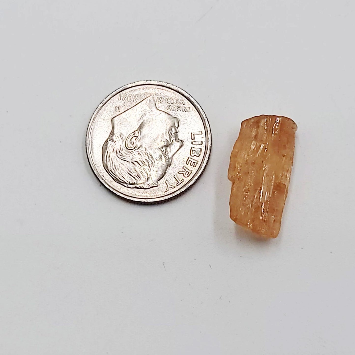 Golden Topaz Imperial Topaz Rough Gemstone 1.5g