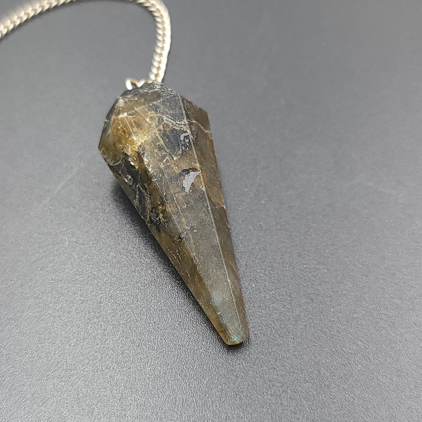 Labradorite Pendulum Faceted Polished - Elevated Metaphysical