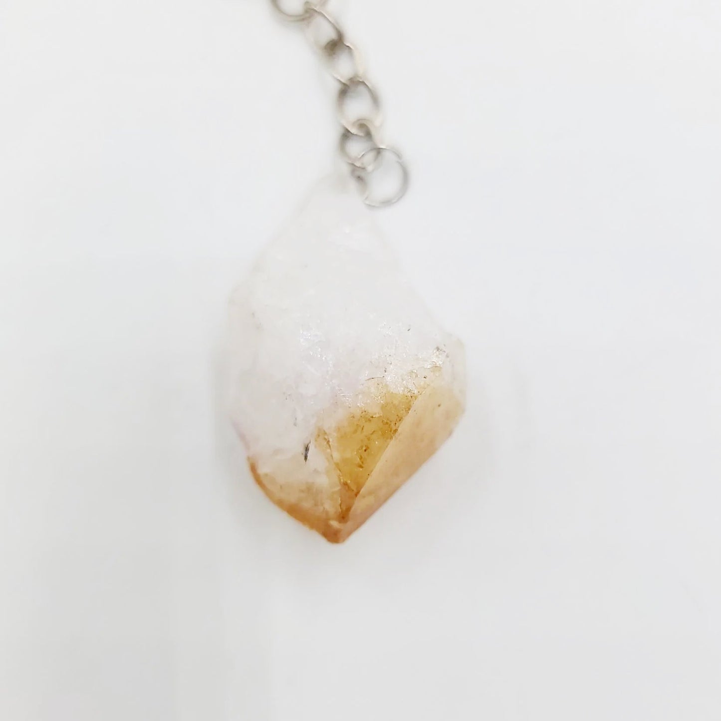 Citrine Keychain Rough - Elevated Metaphysical