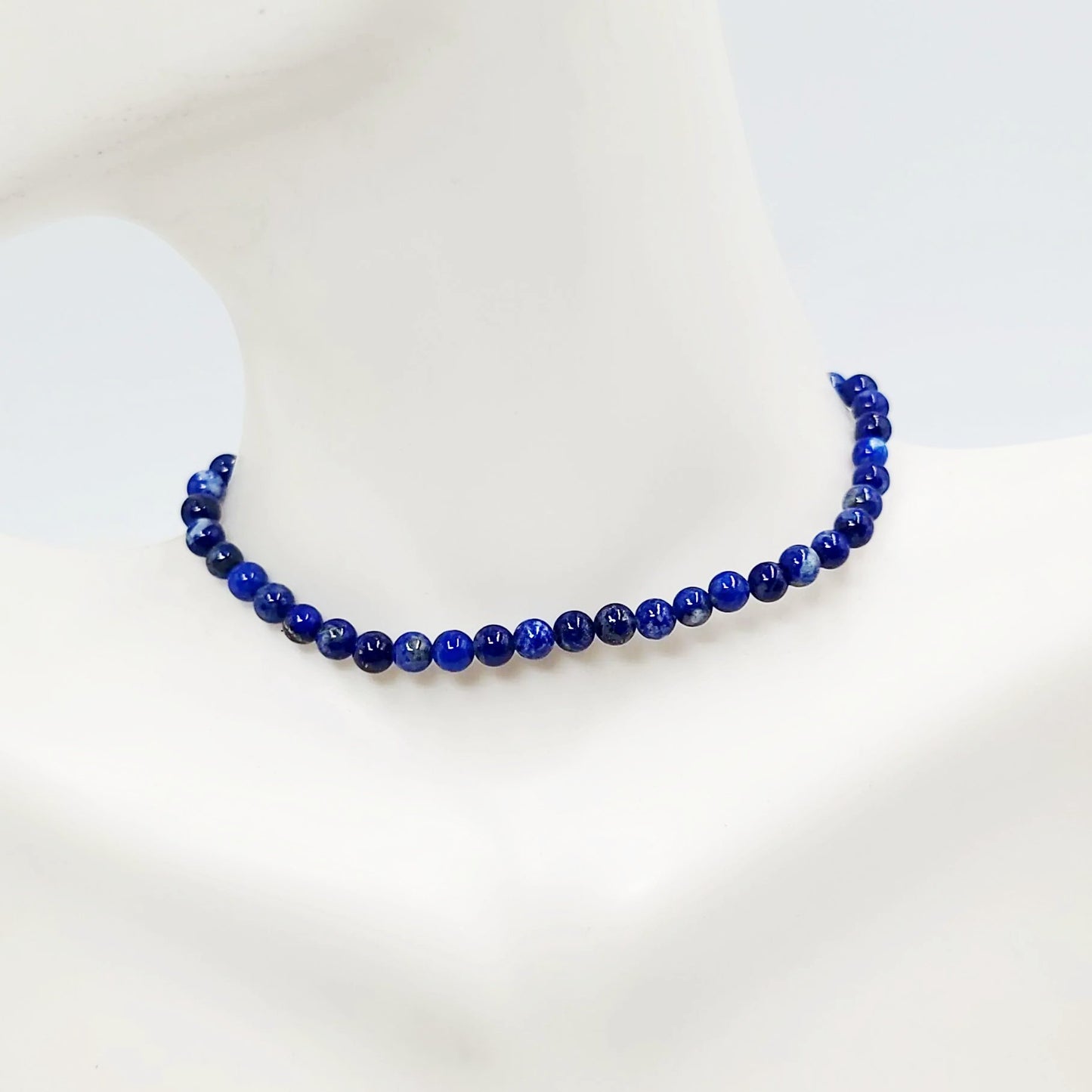 Lapis Lazuli Bead Bracelet 4mm