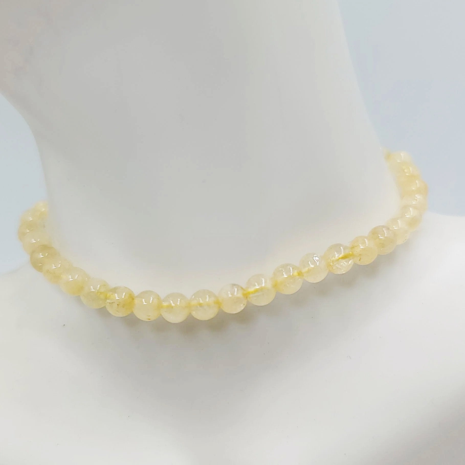 Citrine Bracelet 4mm Bead Bracelet - Elevated Metaphysical