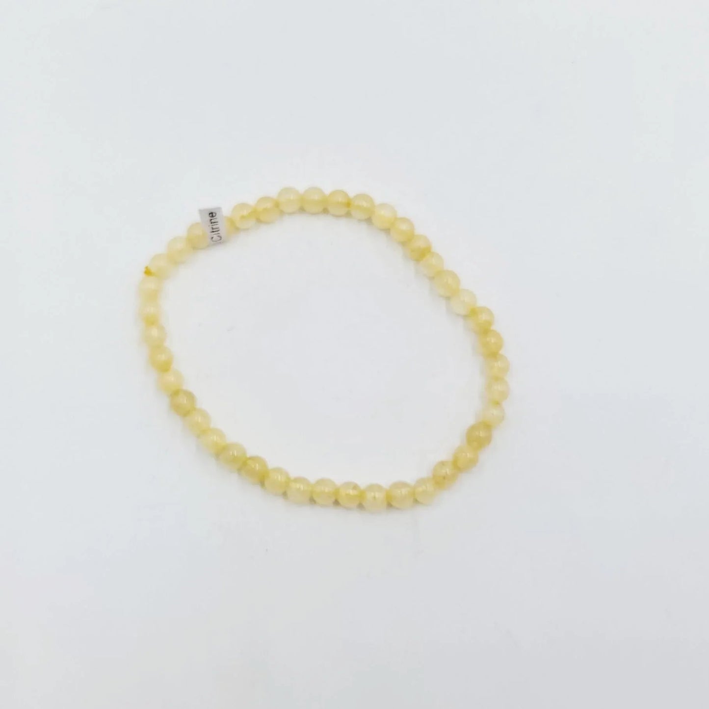 Citrine Bracelet 4mm Bead Bracelet - Elevated Metaphysical