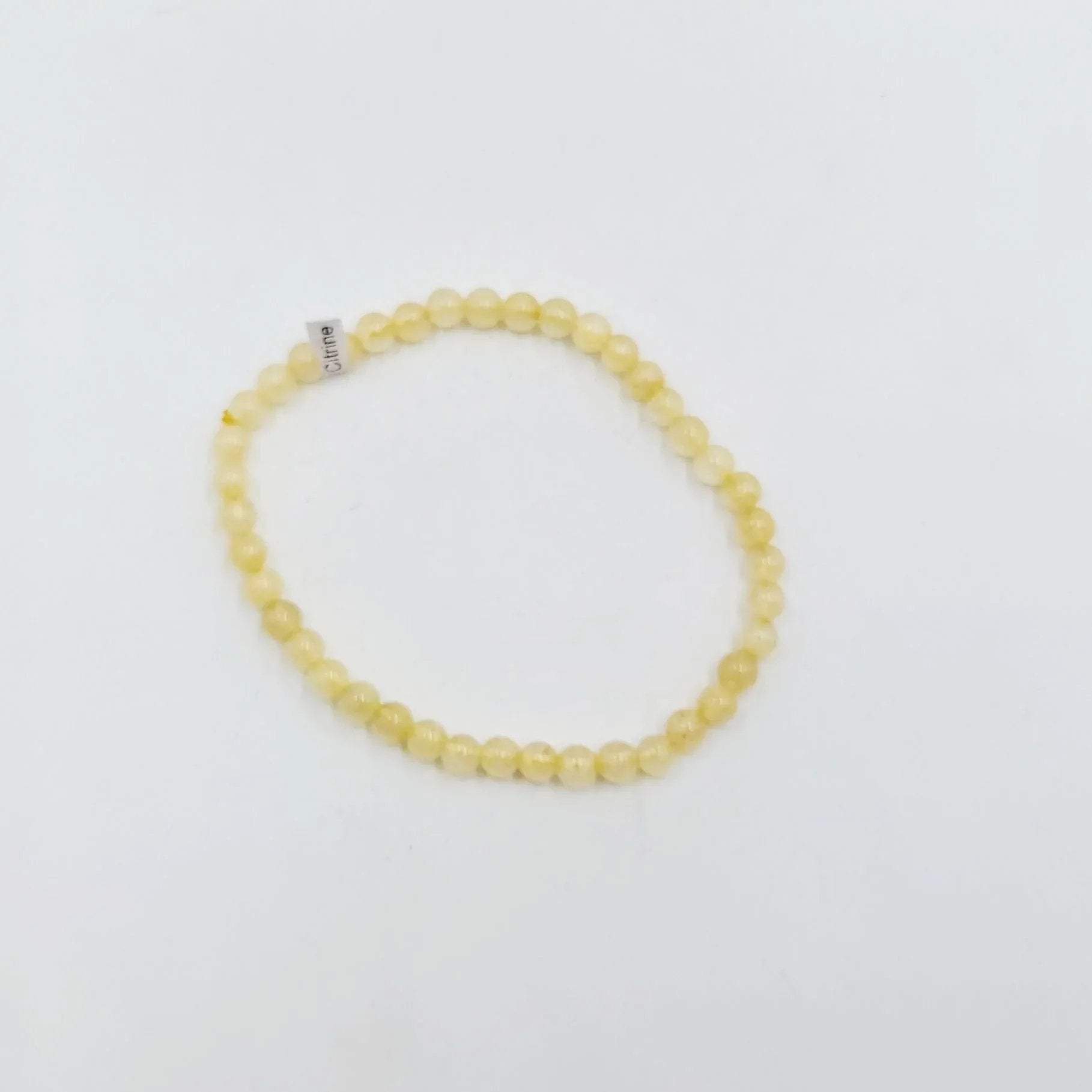 Citrine Bracelet 4mm Bead Bracelet - Elevated Metaphysical