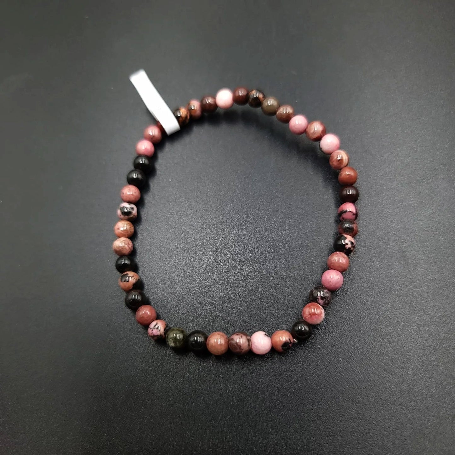 Rhodonite Bracelet 4mm Bead Bracelet
