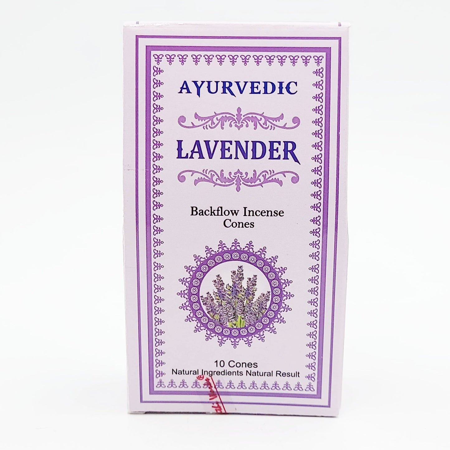 Ayurvedic Lavender Backflow Incense Cones 10 Pack - Elevated Metaphysical