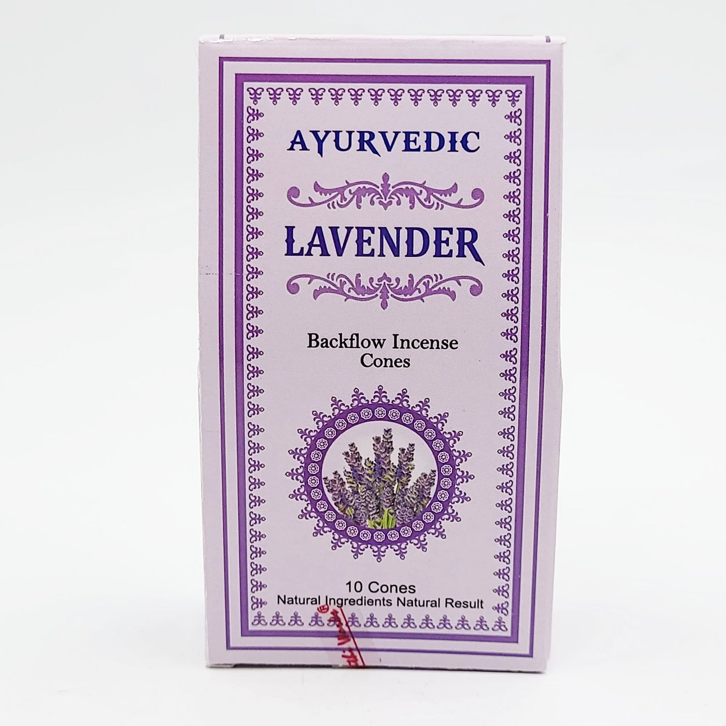 Ayurvedic Lavender Backflow Incense Cones 10 Pack - Elevated Metaphysical