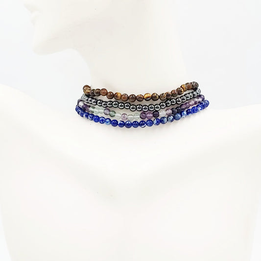 Worry About Yourself! - Focus Bracelet Set 4mm Bead Bracelet - Elevated Metaphysical