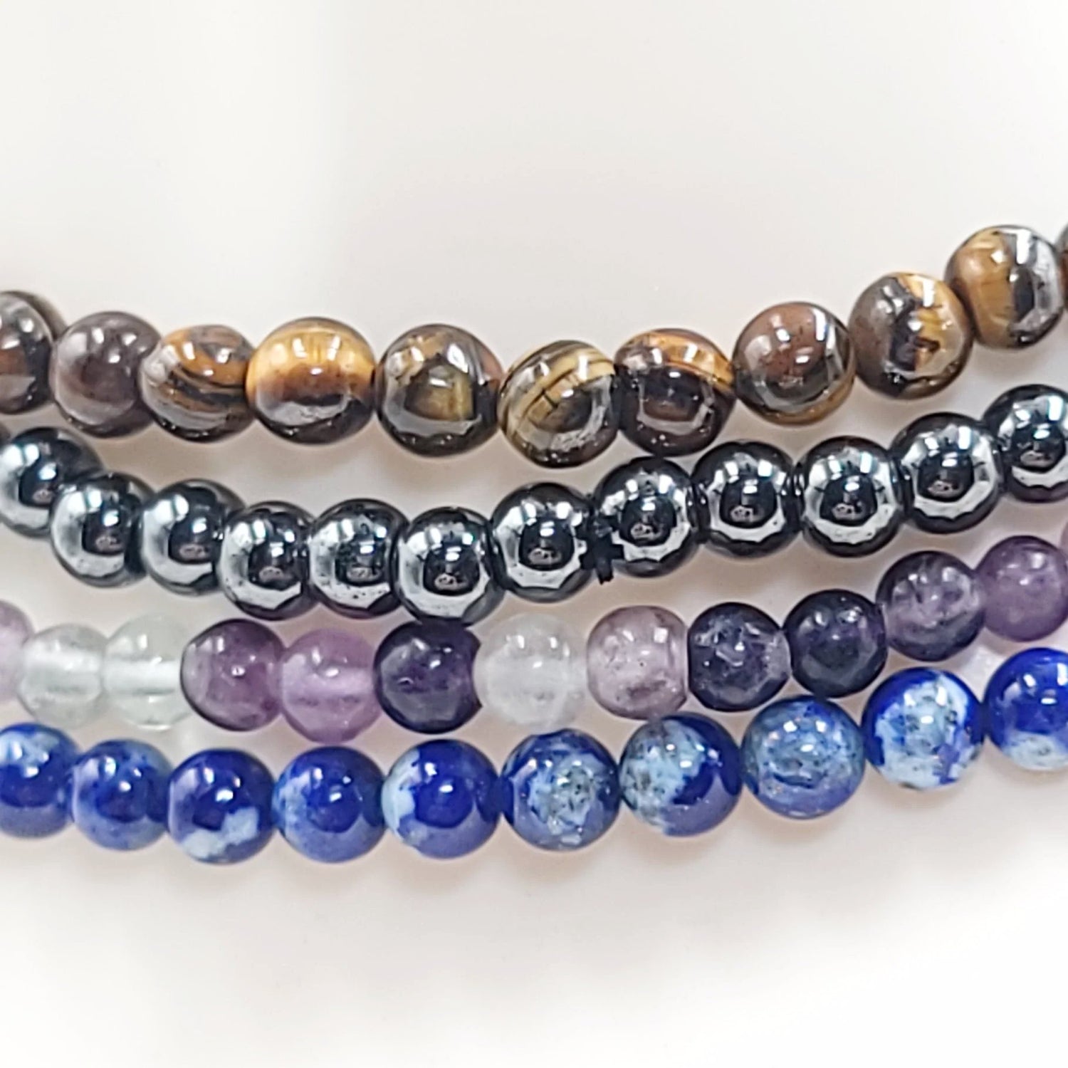 Worry About Yourself! - Focus Bracelet Set 4mm Bead Bracelet - Elevated Metaphysical