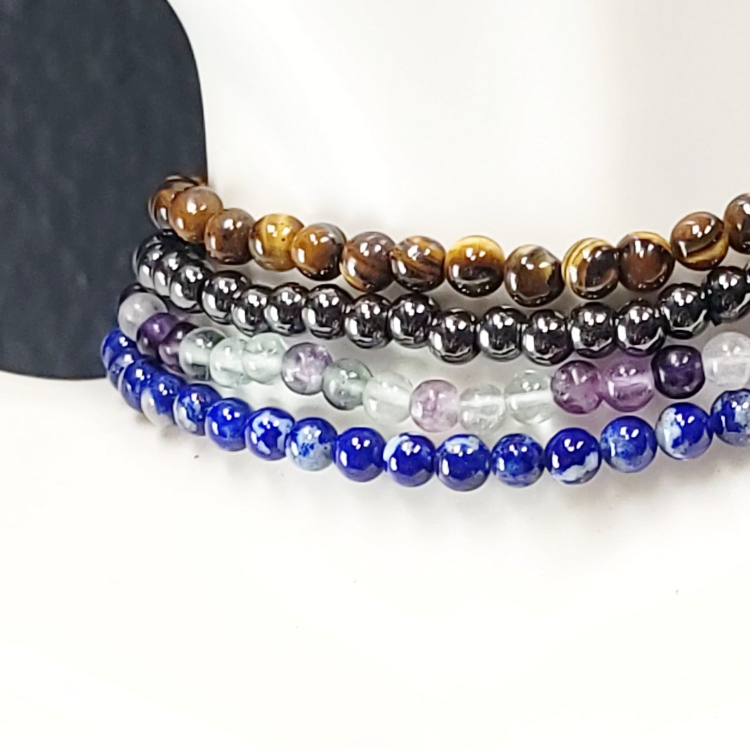 Worry About Yourself! - Focus Bracelet Set 4mm Bead Bracelet - Elevated Metaphysical