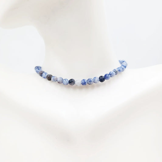 Sodalite Bead Bracelet 4mm