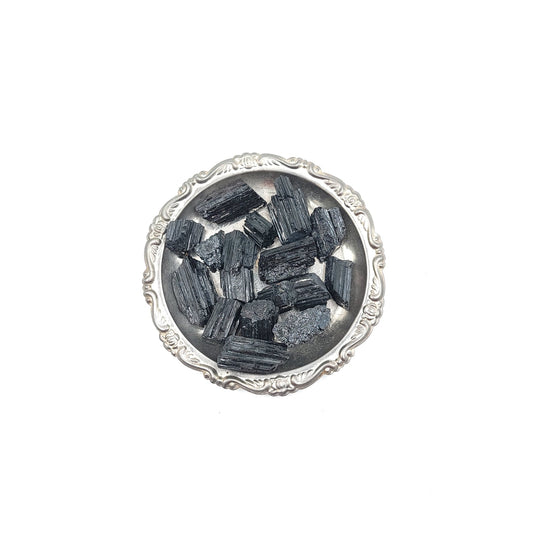 Black Tourmaline Rough Stone High Quality "Small" - Elevated Metaphysical