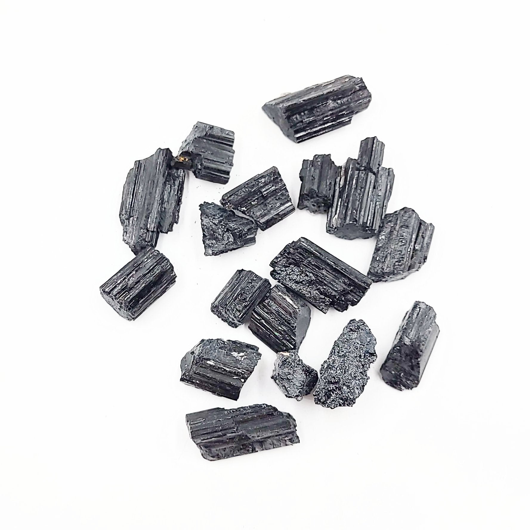 Black Tourmaline Rough Stone High Quality "Small" - Elevated Metaphysical
