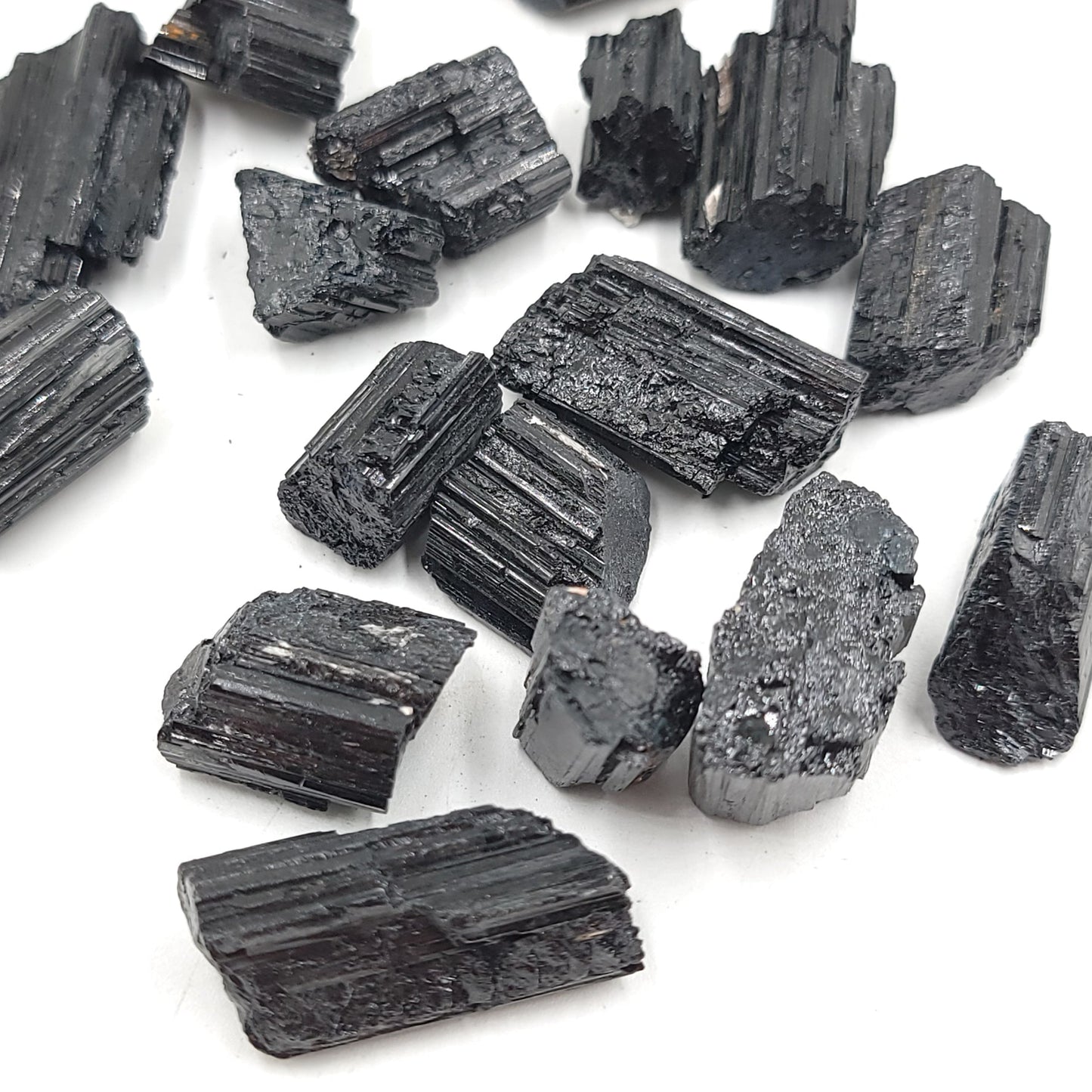 Black Tourmaline Rough Stone High Quality "Small" - Elevated Metaphysical