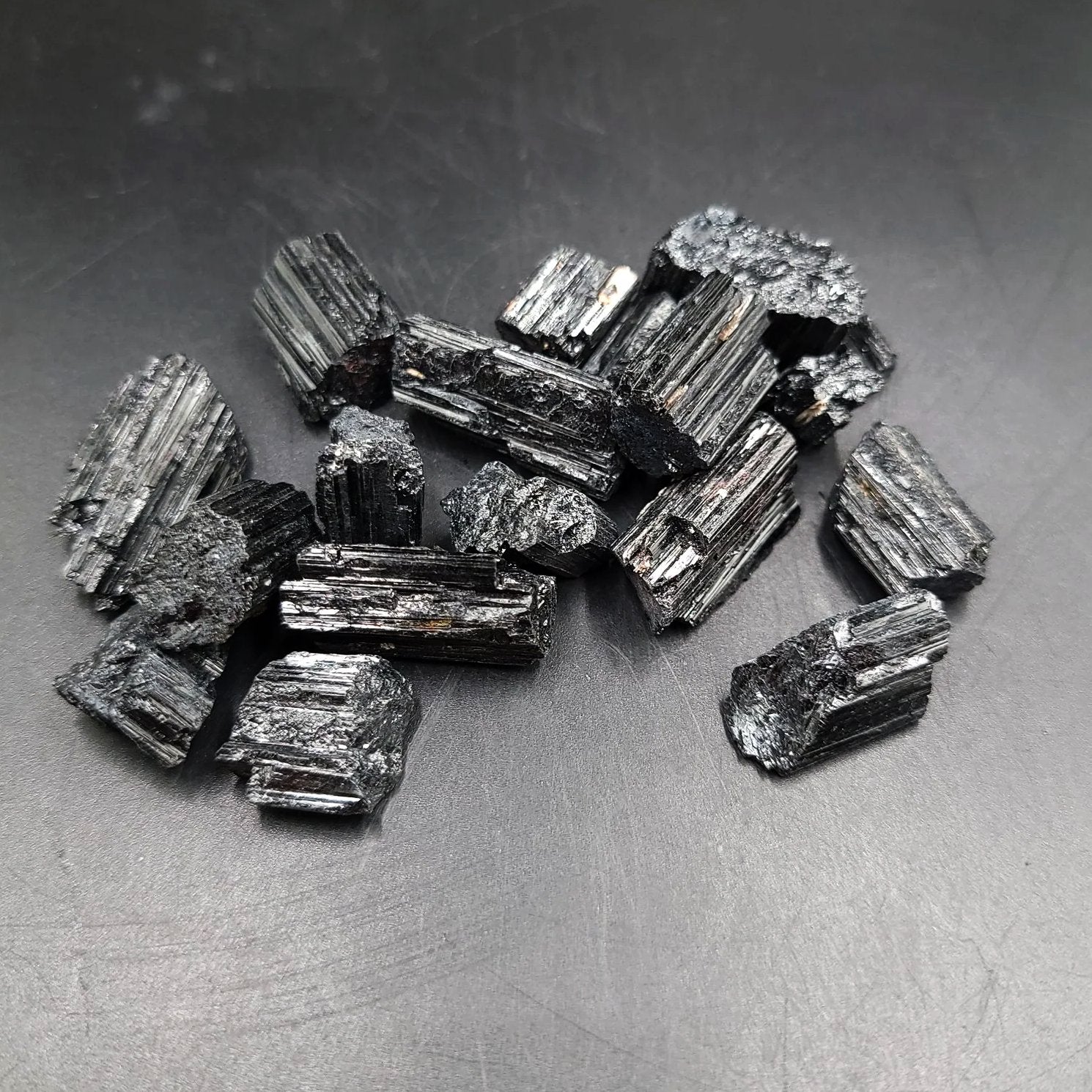 Black Tourmaline Rough Stone High Quality "Small" - Elevated Metaphysical