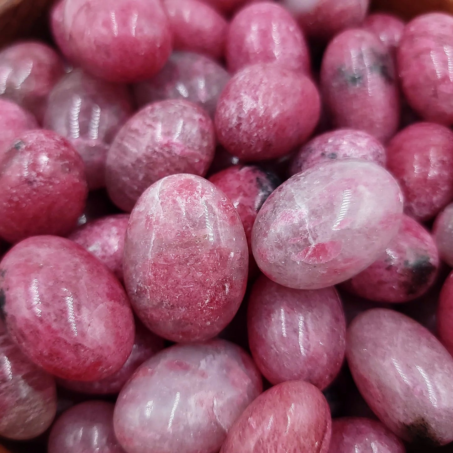 Rhodonite Tumbled Stone High Quality - Elevated Metaphysical