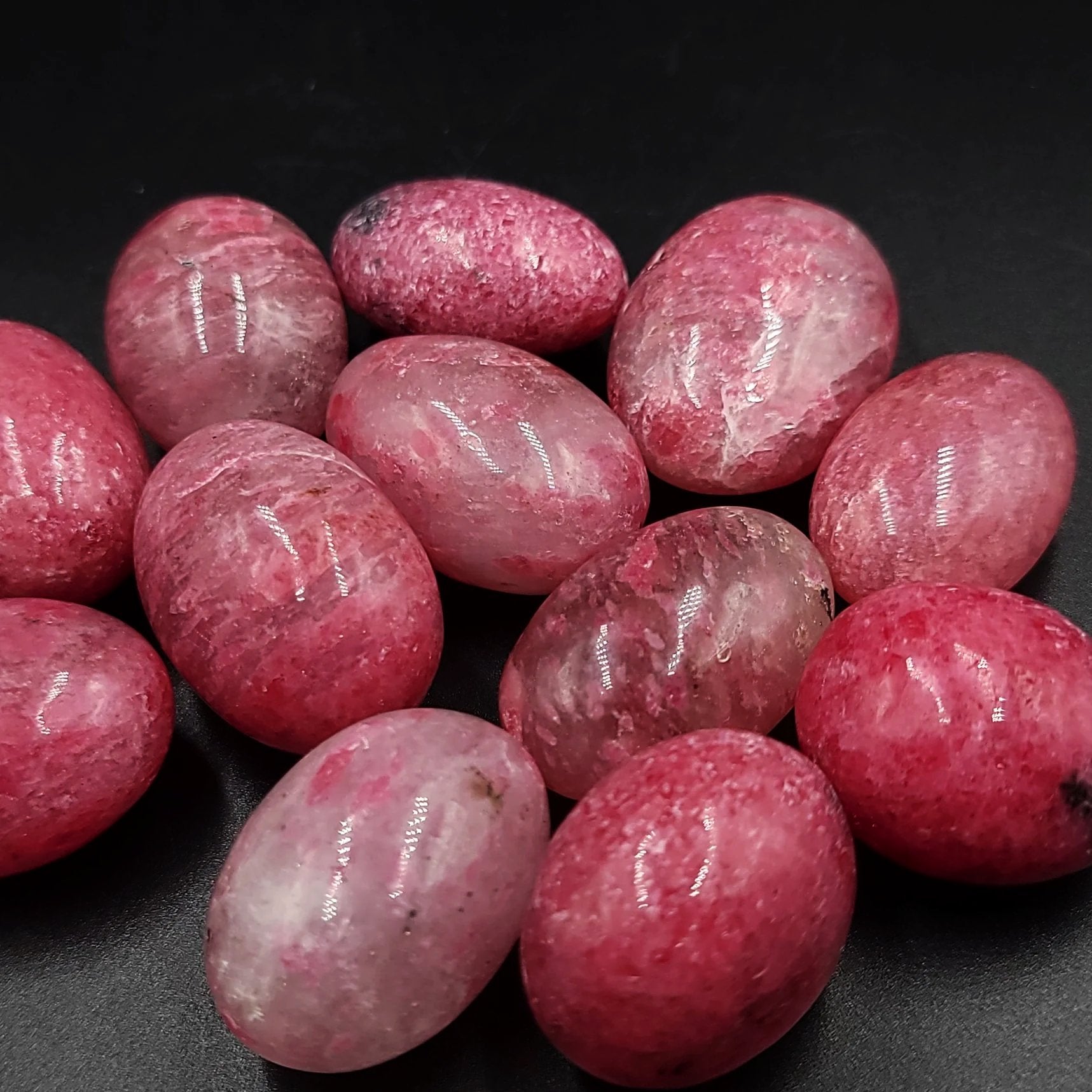Rhodonite Tumbled Stone High Quality - Elevated Metaphysical