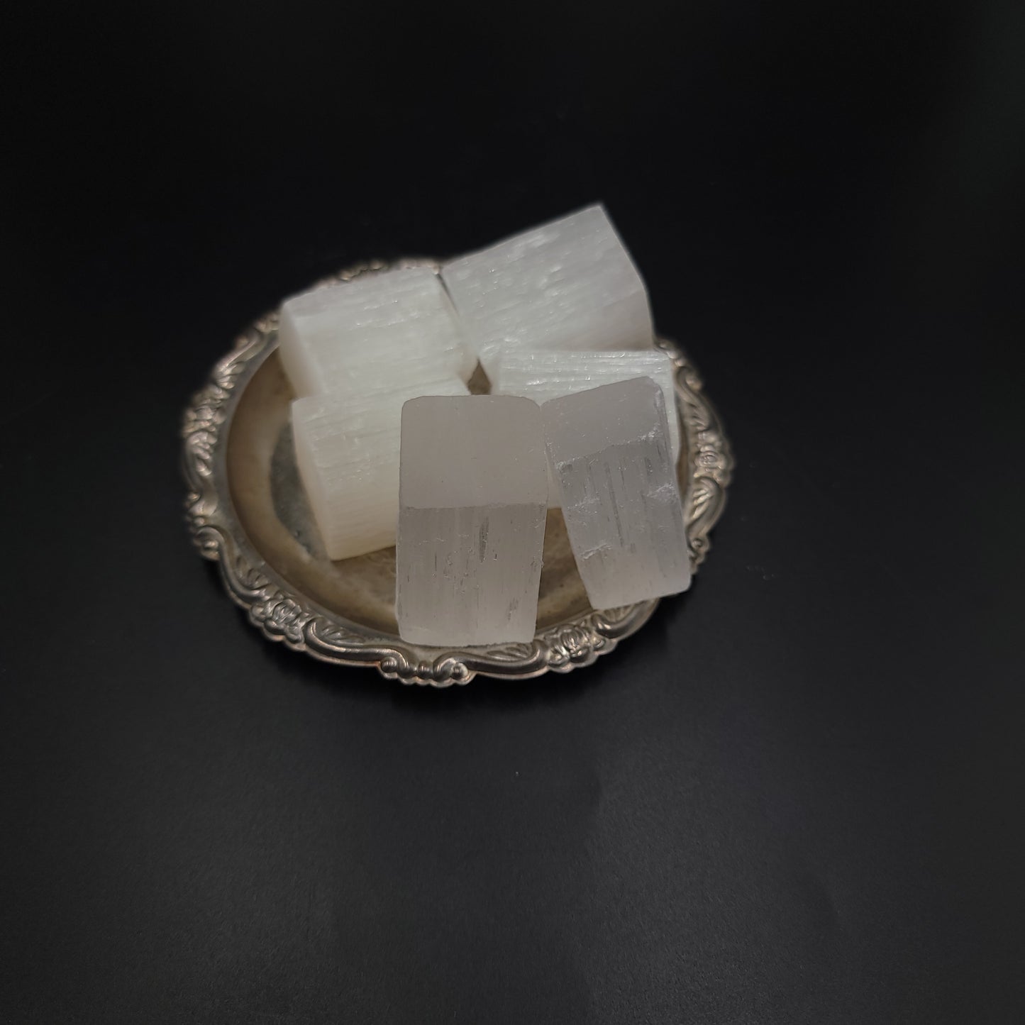 Selenite Stick Wand Rough Cube 1-1.5" 3-4cm