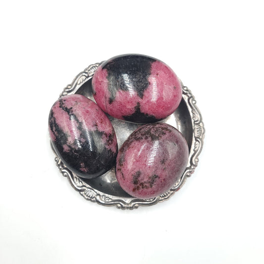 Rhodonite Palm Stone Gallet