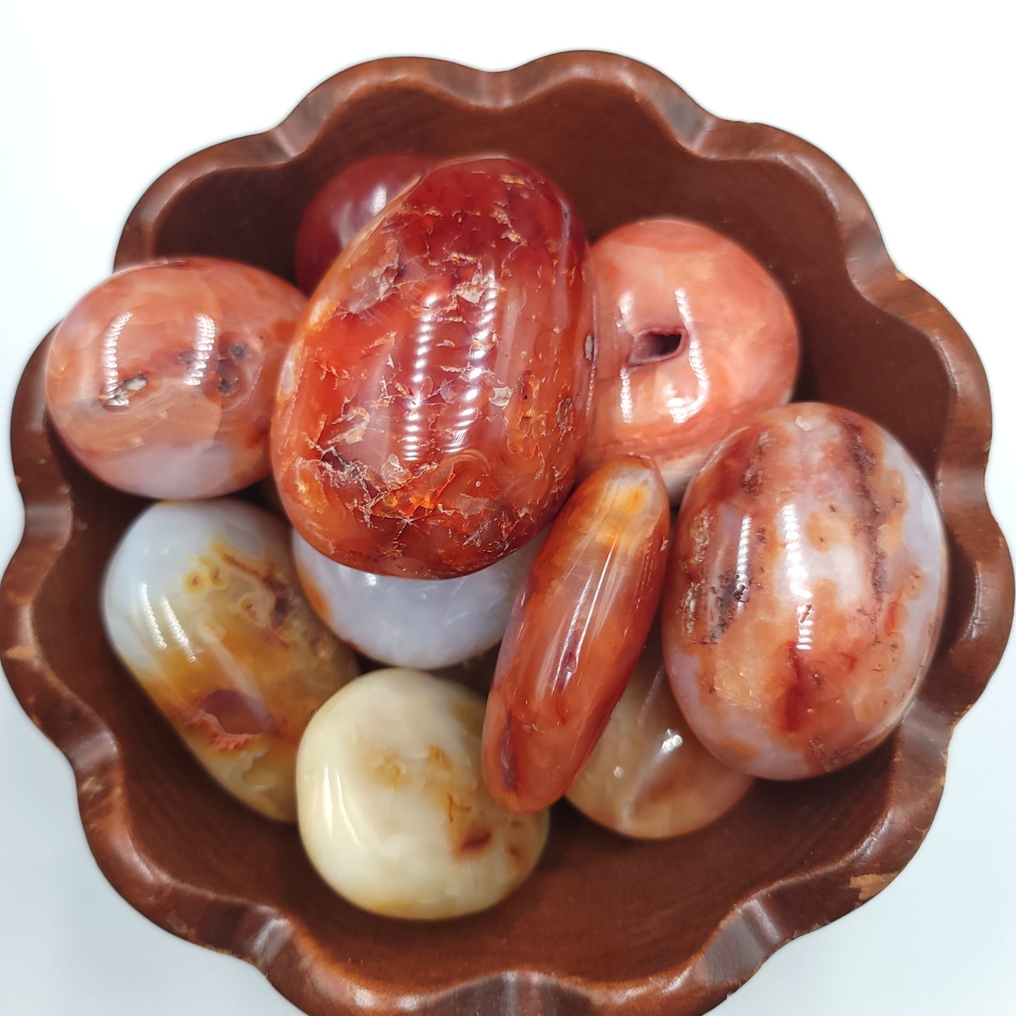 Carnelian Palm Stone Gallet - Elevated Metaphysical