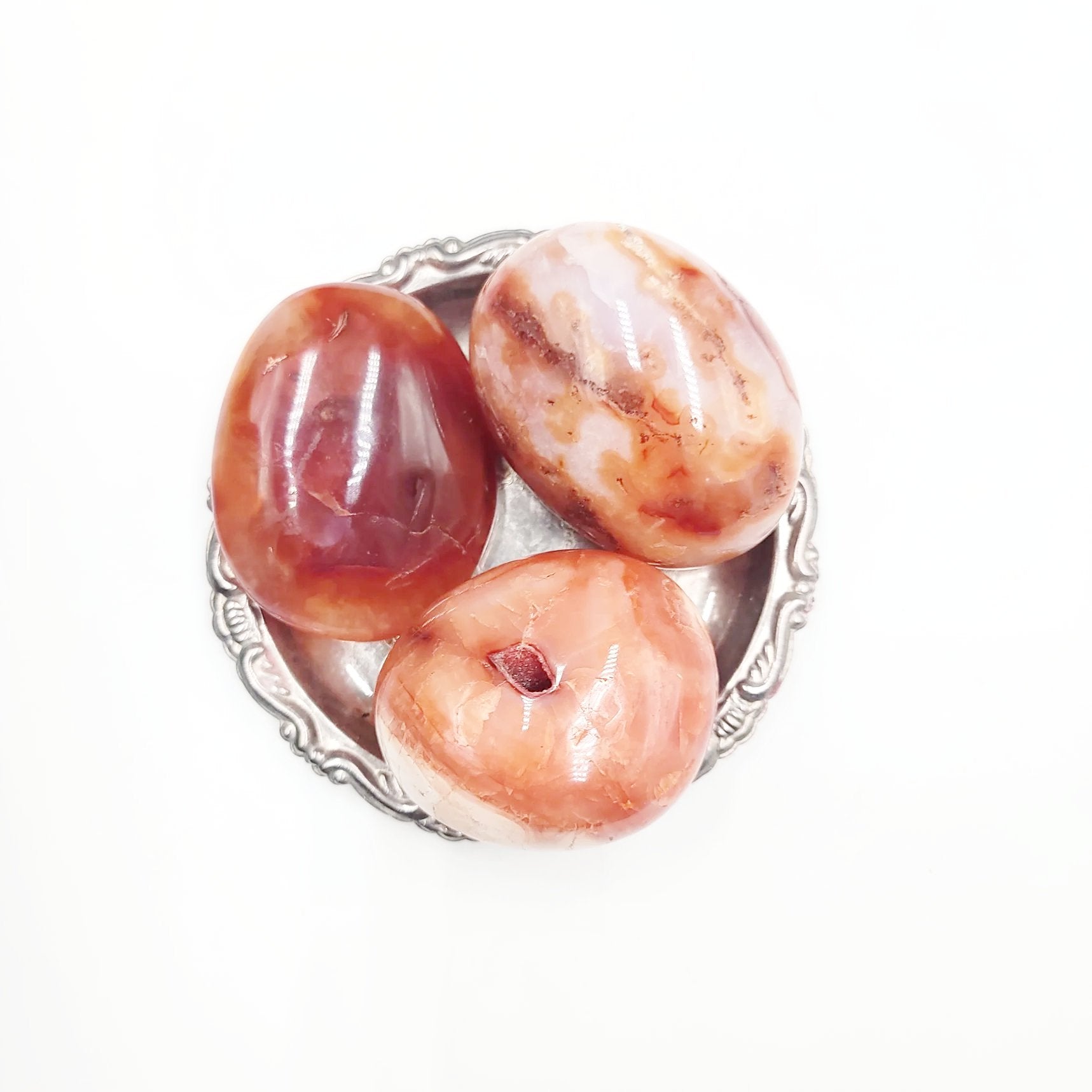 Carnelian Palm Stone Gallet - Elevated Metaphysical