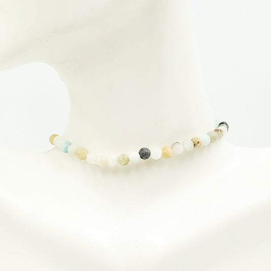 Amazonite Bracelet 4mm Bead Bracelet - Elevated Metaphysical