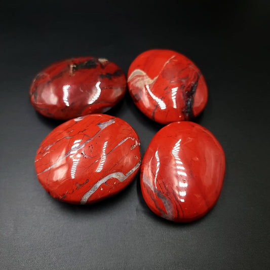 Red Jasper Palm Stone Gallet - Elevated Metaphysical