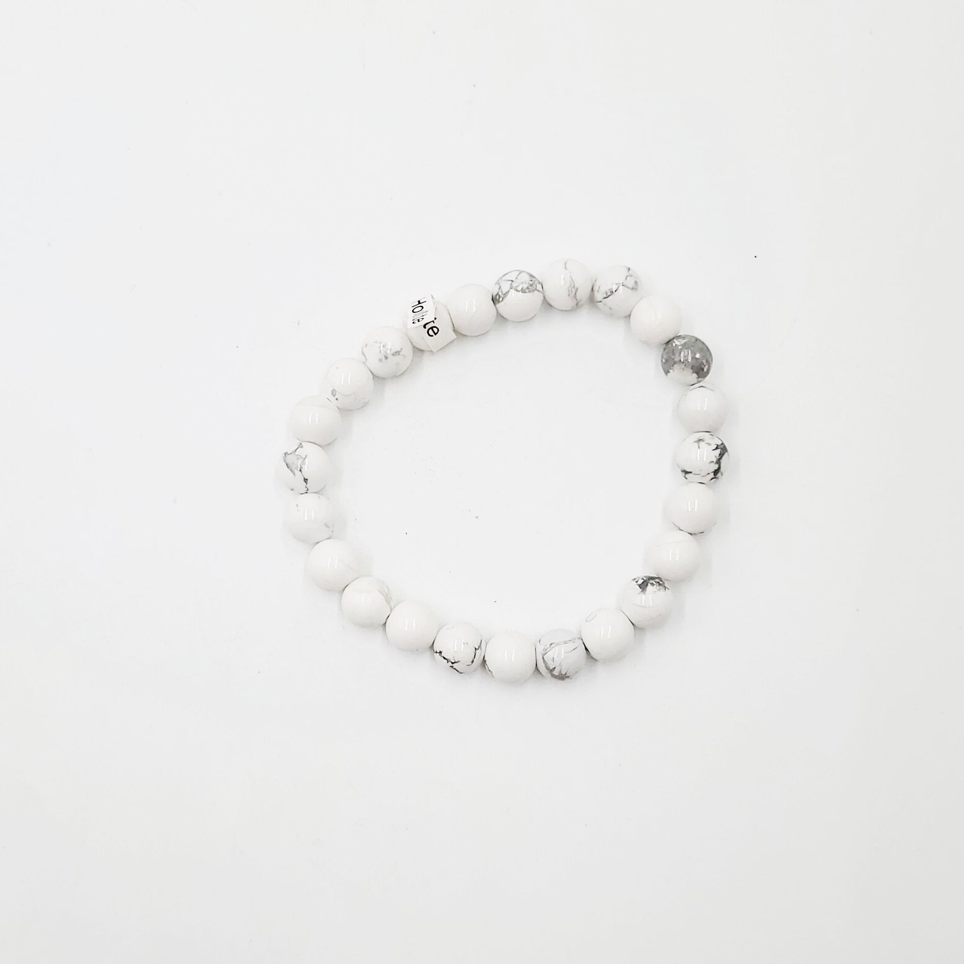 Howlite Bracelet 8mm Bead Bracelet - Elevated Metaphysical