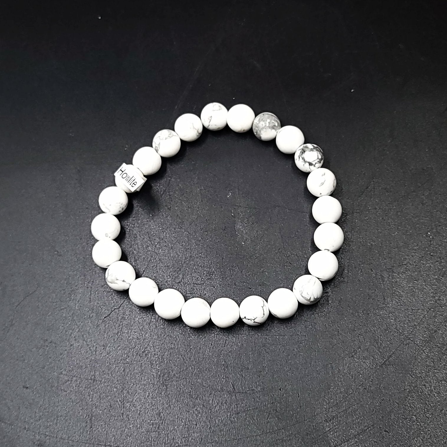 Howlite Bracelet 8mm Bead Bracelet - Elevated Metaphysical