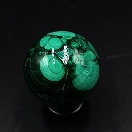 Malachite Sphere 30mm 55g - Elevated Metaphysical