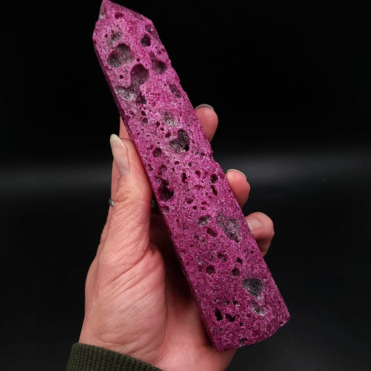 Ruby Tower Point 173mm 433g - Elevated Metaphysical