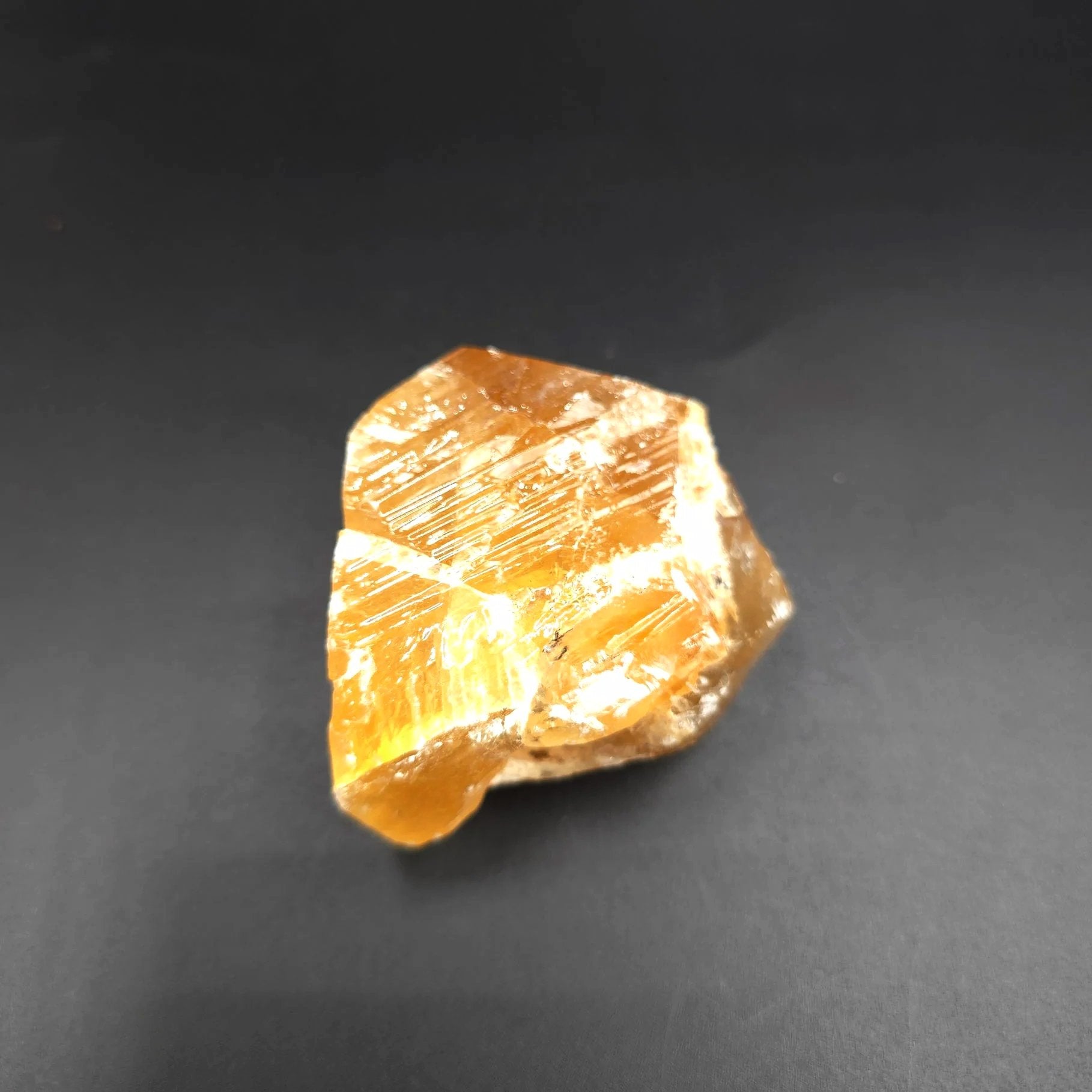Honey Calcite Rough Stone "Large" - Elevated Metaphysical
