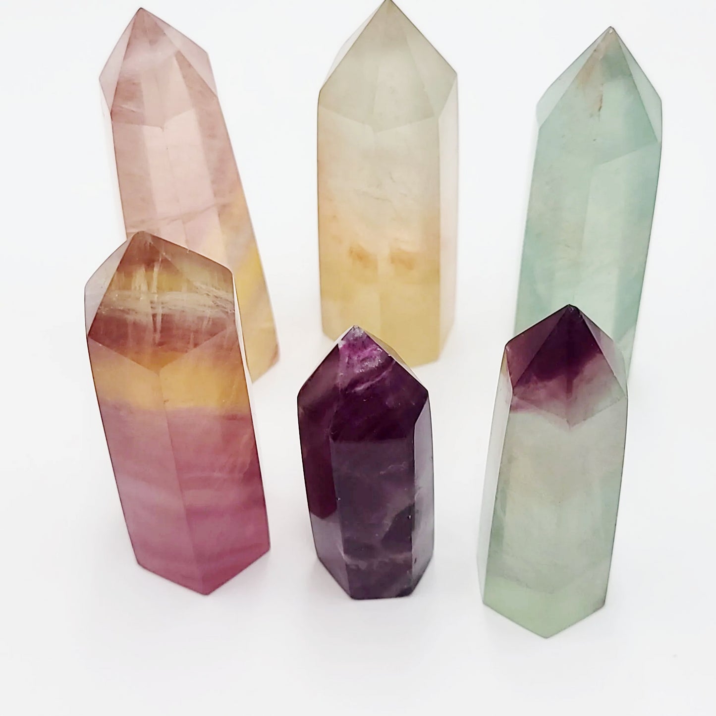 Candy Fluorite Tower Point 75mm 3"