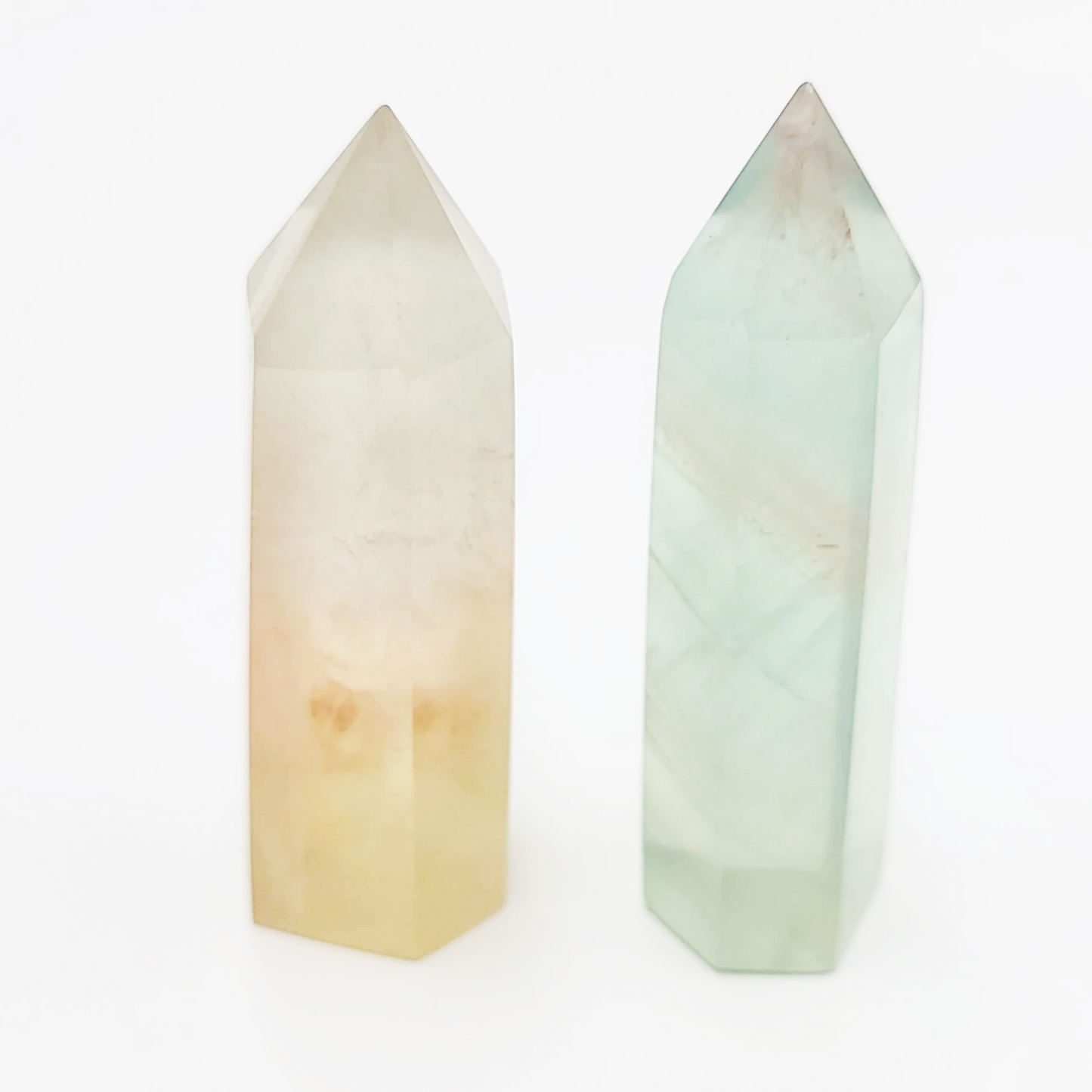 Rainbow Fluorite Tower Point 75mm 3"
