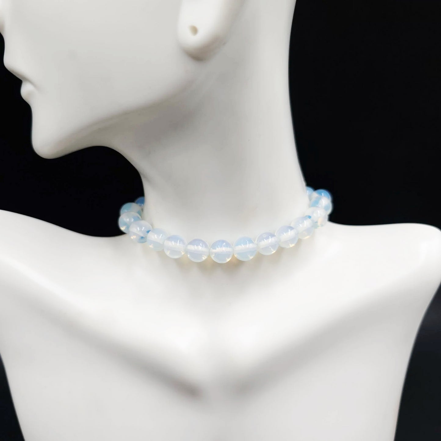 Opalite Bead Bracelet 8mm - Elevated Metaphysical