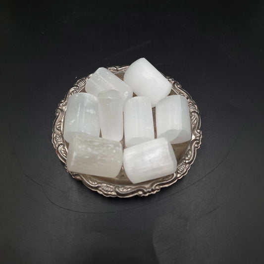 Selenite Tumbled Stone - Elevated Metaphysical