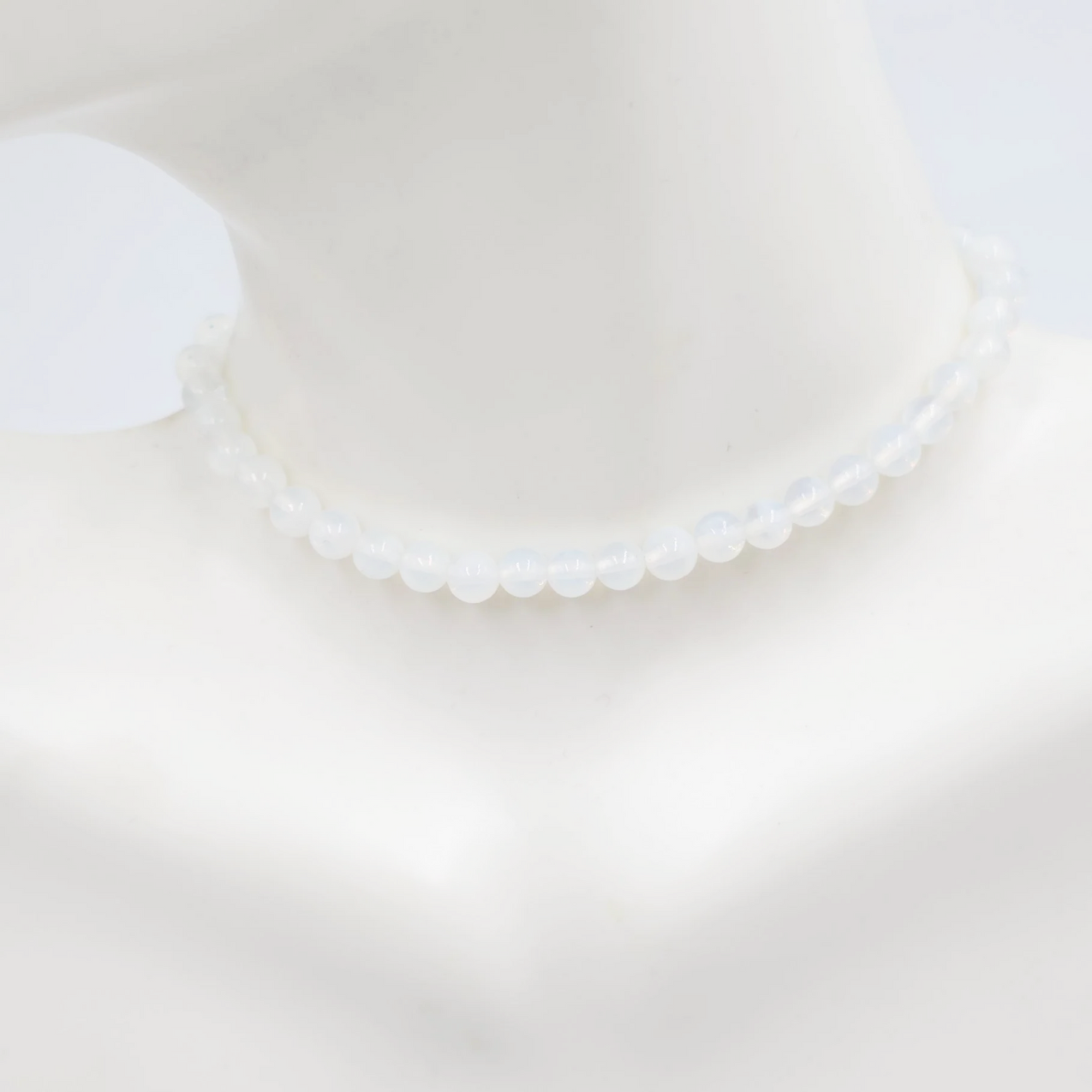 Opalite Bead Bracelet 4mm - Elevated Metaphysical