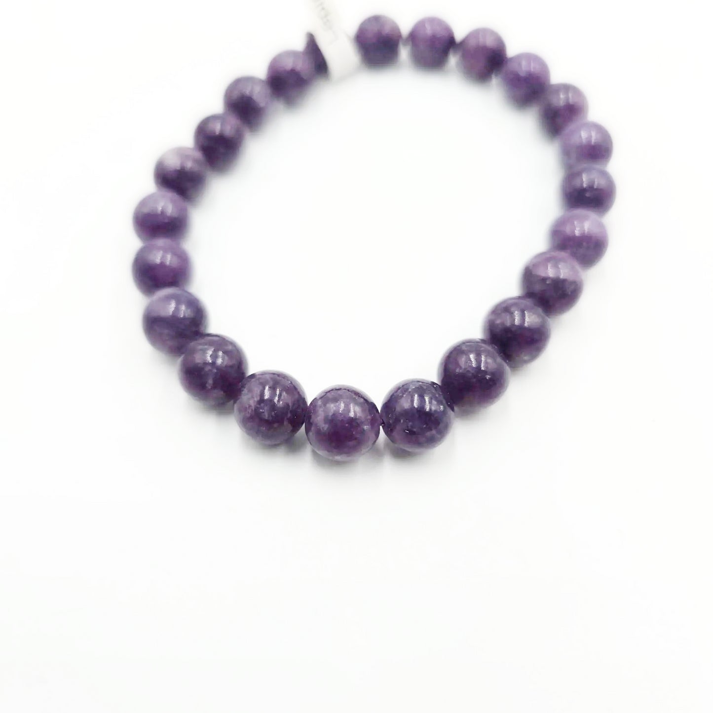 Lepidolite Bead Bracelet 8mm