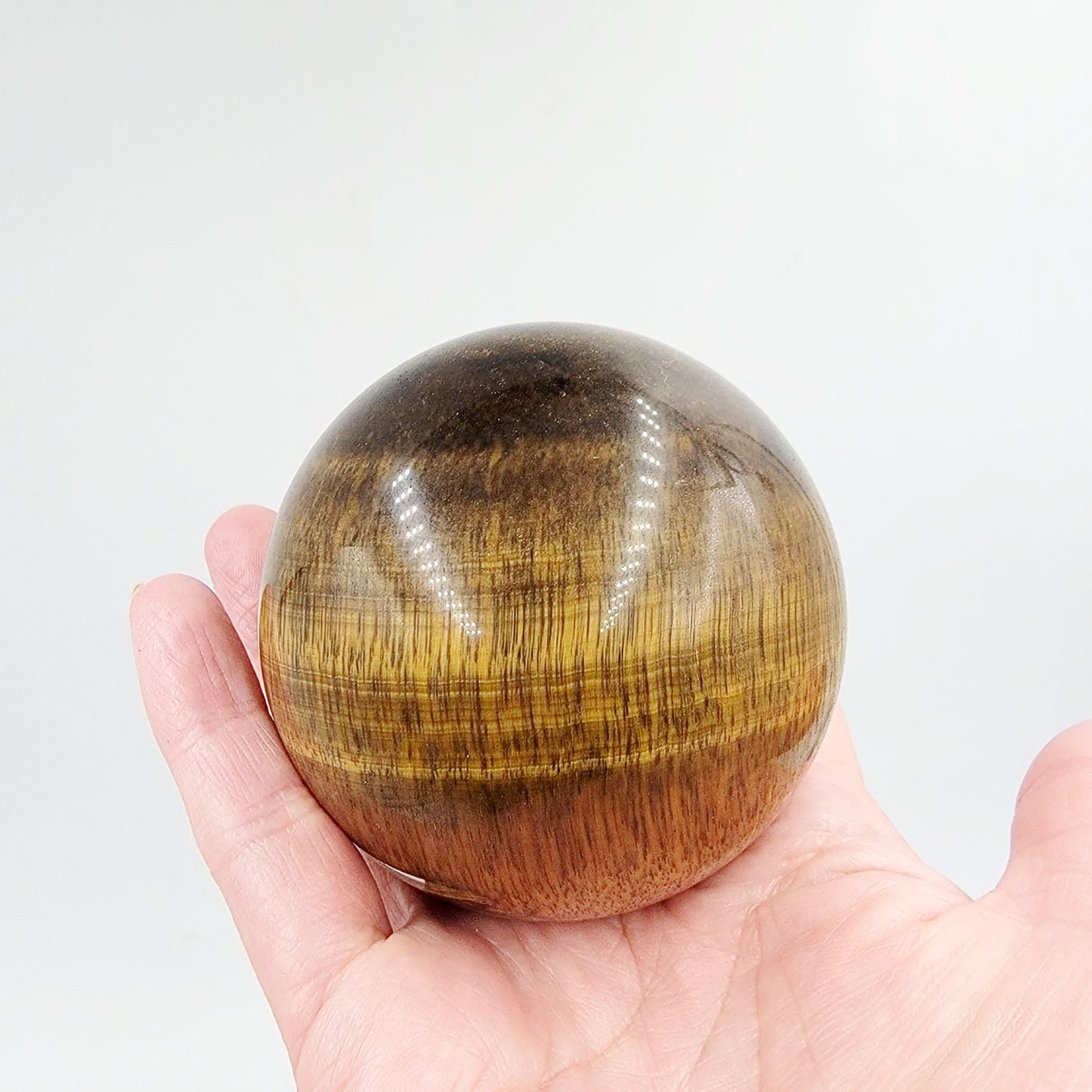 Tiger Eye Sphere 82mm 2.85" 518g 18.3oz