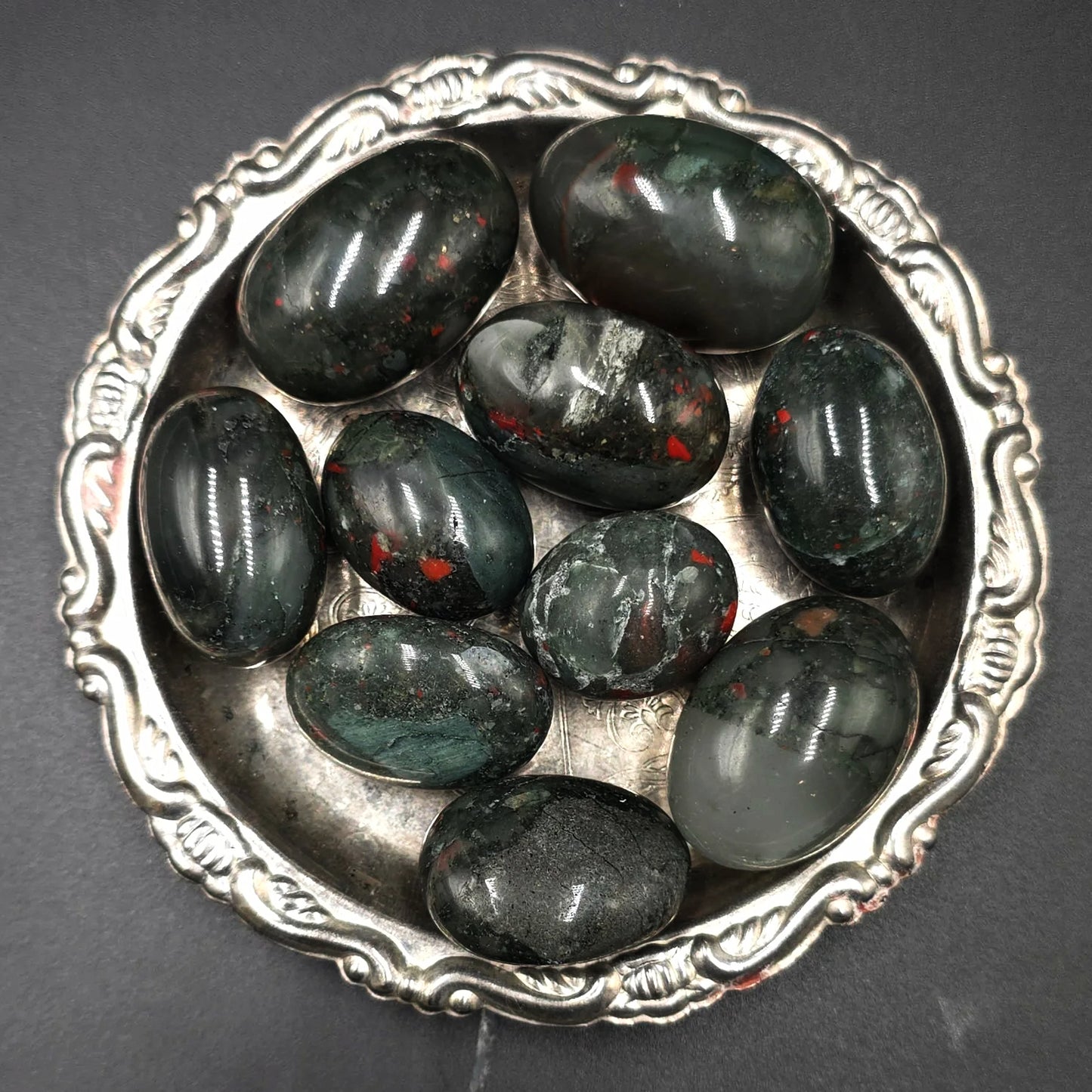 African Bloodstone Tumbled Stone HQ