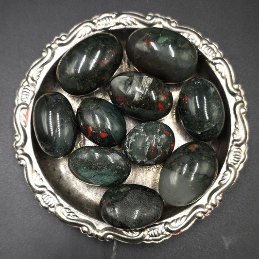 African Bloodstone Tumbled Stone HQ