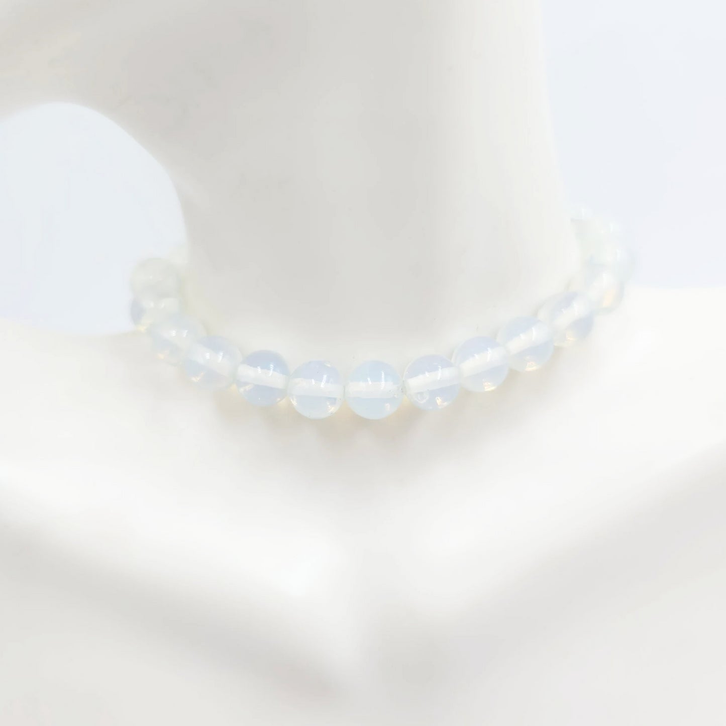 Opalite Bead Bracelet 8mm - Elevated Metaphysical